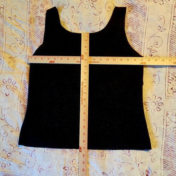 Eileen Fisher gray wool sweater tank - Picture 4 of 7